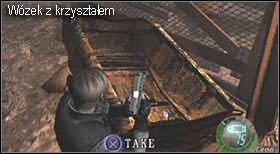 Niestety, w trakcie gdy będzie opuszczany do poziomu, z którego możliwe będzie zabranie z jego pokładu dynamitu, zaklinuje się - Castle (4-2) - kopalnia | Solucja Resident Evil 4 - Resident Evil 4 - PC - poradnik do gry