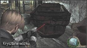 Idąc jednym z tuneli, po chwili natrafisz na pierwszych dwóch nieprzyjaciół - Castle (4-2) - kopalnia | Solucja Resident Evil 4 - Resident Evil 4 - PC - poradnik do gry