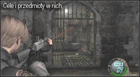 Bardzo pomocne w walce są cele znajdujące się nieopodal - Castle (3-2) - kanały z wielkimi insektami | Solucja Resident Evil 4 - Resident Evil 4 - PC - poradnik do gry