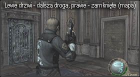 Etap rozpoczynasz obok maszyny zapisującej stan gry , skorzystaj z niej i przejdź korytarzem dalej - Castle (3-2) - zewnętrzny balkon | Solucja Resident Evil 4 - Resident Evil 4 - PC - poradnik do gry