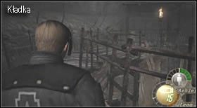 Następnie obejdź kładkę dookoła i wyeliminuj wszystkich stojących na niej wrogów (możesz uczynić to przy pomocy snajperki, jeśli ją posiadasz) Znajdziesz tam również zioło w jednej z beczek - Village (2-3) - arena | Solucja Resident Evil 4 - Resident Evil 4 - PC - poradnik do gry