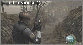 ujrzysz przedsmak tego, co Cię czeka za chwilę - Village (1-3) - jezioro | Solucja Resident Evil 4 - Resident Evil 4 - PC - poradnik do gry