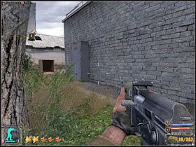 Spróbuj teraz ukryć się w budynku, który zlokalizowany jest na północ od Twojego celu - Questy (3) | Instytut Agroprom w Stalker Cień Czarnobyla - S.T.A.L.K.E.R.: Cień Czarnobyla - poradnik do gry