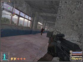 Skieruj się teraz do pomieszczenia zlokalizowanego po prawej stronie - Questy (3) | Instytut Agroprom w Stalker Cień Czarnobyla - S.T.A.L.K.E.R.: Cień Czarnobyla - poradnik do gry