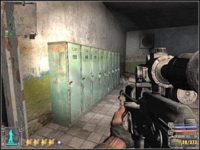 Po otwarciu drzwi (zostało to opisane w queście 3) znajdziesz się w pomieszczeniu, w którym stoczysz walkę z bossem tej lokacji - Questy (2) | X18 w Stalker Cień Czarnobyla - S.T.A.L.K.E.R.: Cień Czarnobyla - poradnik do gry