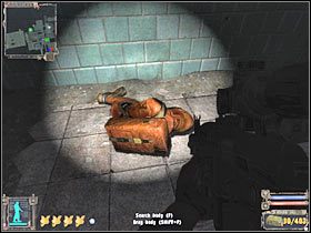 Po zbadaniu ciała naukowca dowiesz się, iż prawidłowa kombinacja to 1243 (#1) - Questy (3) | X18 w Stalker Cień Czarnobyla - S.T.A.L.K.E.R.: Cień Czarnobyla - poradnik do gry