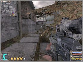 Załączy się teraz scenka przerywnikowa (#1), dzięki której będziesz mógł przyjrzeć się miejscu, w którym rozbił się śmigłowiec - Questy (1) | Dzicz w Stalker Cień Czarnobyla - S.T.A.L.K.E.R.: Cień Czarnobyla - poradnik do gry