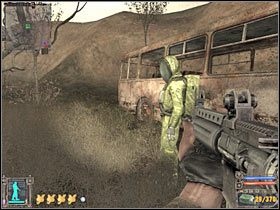 Za chwilę wydarzy się coś niespodziewanego, a mianowicie sterowana przez Ciebie postać utraci przytomność - Questy (1) | Jantar w Stalker Cień Czarnobyla - S.T.A.L.K.E.R.: Cień Czarnobyla - poradnik do gry