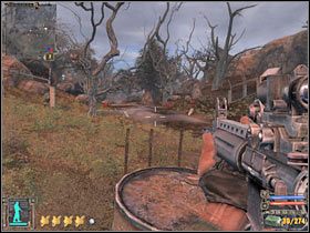 Po zlikwidowaniu widocznych gostków proponowałbym przesunąć się do przodu i rozprawić z tymi żołnierzami, którzy nie podjęli jeszcze próby ataku (#1) - Questy (2) | Magazyny wojskowe w Stalker Cień Czarnobyla - S.T.A.L.K.E.R.: Cień Czarnobyla - poradnik do gry