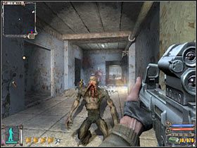 Po dotarciu do zaznaczonej na minimapie konsoli będziesz oczywiście musiał skorzystać z dźwigni (#1) - Questy | Czerwony Las - Bunkier w Stalker Cień Czarnobyla - S.T.A.L.K.E.R.: Cień Czarnobyla - poradnik do gry