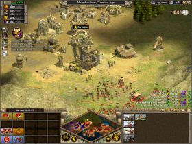 Niebiescy mają bazy w 3 i atakują miasta purpurowych w 8 - Thrace | Alexander the Great w Rise of Nations - Rise of Nations - poradnik do gry