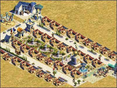 Etap piąty, to rozbudowa domów do poziomu 40-osobowych domostw - Osiedla mieszkalne | Społeczeństwo w Zeus Pan Olimpu - Zeus: Pan Olimpu - poradnik do gry