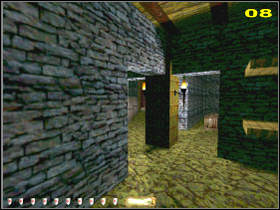 Wkraczasz na terytorium wroga i od teraz przydałoby się stawiać kroki w uwzględnieniem potencjalnych zagrożeń, czyli przede wszystkim nie polecałbym żadnego biegania po nieznanych, dobrze oświetlonych terenach - LORD BAFFORDS MANOR (2) | MISJA 1 | Thief The Dark Project - Thief: The Dark Project - poradnik do gry