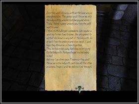 Znajdziesz w niej stronę z pamiętnika pewnego więźnia - The Keepers Palace (4) | Rozdział III | The Sacred Rings - The Sacred Rings - poradnik do gry