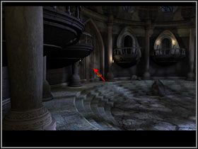 Zejdź na dół i podejdź do maszyny - The Keepers Palace (11) | Rozdział III | The Sacred Rings - The Sacred Rings - poradnik do gry