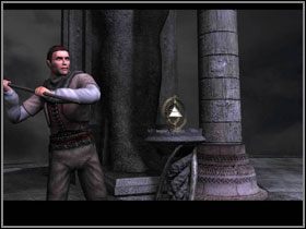 Odwróć się szybko i schowaj za filarem - The Keepers Palace (11) | Rozdział III | The Sacred Rings - The Sacred Rings - poradnik do gry