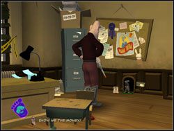 Na koniec pozostała sprawa skradzionej kanapki - Trzy próby, czyli jak zostać mafiosem | III. The Mole, the Mob and the Meatball - Sam & Max: Sezon 1 - poradnik do gry