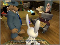 Sprawa okazała się prosta, kiedy detektywi odkryli słaby punkt przestępcy - Trzy próby, czyli jak zostać mafiosem | III. The Mole, the Mob and the Meatball - Sam & Max: Sezon 1 - poradnik do gry