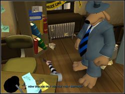 Okazało się, że kanapka tak naprawdę w ogóle nie opuściła kasyna - Trzy próby, czyli jak zostać mafiosem | III. The Mole, the Mob and the Meatball - Sam & Max: Sezon 1 - poradnik do gry
