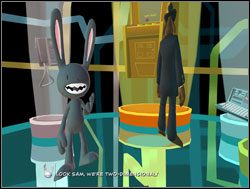 Ponownie udali się do centrum kontroli - Pięć złotych monet | V. Reality 2.0 | Sam & Max Sezon 1 - Sam & Max: Sezon 1 - poradnik do gry
