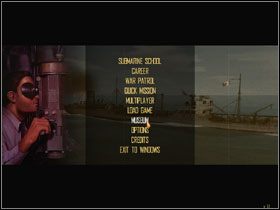 Na dobry początek warto wybrać się do muzeum. - Główne menu gry | Pierwsze kroki w Silent Hunter 4 Wolves of the Pacific - Silent Hunter 4: Wolves of the Pacific - poradnik do gry