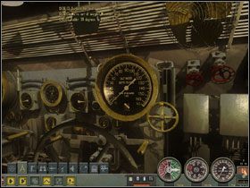 Ikona wyjścia do opcji gry. - Sekcja V - Panel Sterowania Grą (PSG) | Aparatura pokładowa w Silent Hunter 4 - Silent Hunter 4: Wolves of the Pacific - poradnik do gry