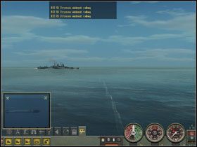 Kilwatery torped znaczą tor biegu torped do celu ... - Torpedo Attack - Tryb swobodny w zanurzeniu | Submarine School w Silent Hunter 4 - Silent Hunter 4: Wolves of the Pacific - poradnik do gry