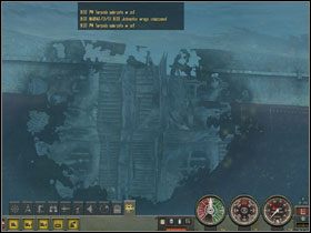 Potężna wyrwa z burcie świadczy o tym, że torpedy trafiły niemal w to samo miejsce. - Torpedo Attack - Tryb swobodny w zanurzeniu | Submarine School w Silent Hunter 4 - Silent Hunter 4: Wolves of the Pacific - poradnik do gry