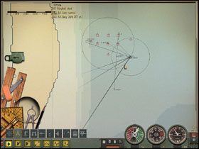 Pierwsze wprawki nawigacyjne. Określ kurs konwoju, ustal miejsce w szyku okrętów eskorty i najsmaczniejszych kąsków. Wszystkiego nie zatopisz, gdyż torped posiadasz określoną ilość. Ustaw się pod dogodnym kątem do ataku. Jakim? Zerknij do notatek. - Ten pierwszy raz | Pierwsze kroki w Silent Hunter 4 Wolves of the Pacific - Silent Hunter 4: Wolves of the Pacific - poradnik do gry