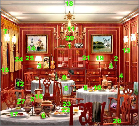 1 - [Items] Dining Room | Agatha Christies Death on the Nile - Agatha Christies Death on the Nile - poradnik do gry