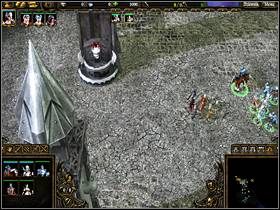 Na wschodzie zobaczysz wielką bramę z posągami kobiet - STRAŻNICA DUCHÓW cz.2 - SpellForce 2: Władca Smoków - poradnik do gry