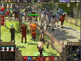 Spotkasz też swego znajomego Satrasa, ale rozmowa z nim mija się z celem - SIEDMIOGRÓD cz.4 - SpellForce 2: Władca Smoków - poradnik do gry