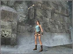 Pobiegnij przed siebie skalnym korytarzem - 02. Górskie Jaskinie | Peru w Tomb Raider Anniversary - Tomb Raider: Anniversary - poradnik do gry