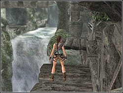 Skocz na krawędź w ścianie na prawo od uruchomionej dopiero co dźwigni - 04. Zaginiona Dolina (2) | Peru w Tomb Raider Anniversary - Tomb Raider: Anniversary - poradnik do gry