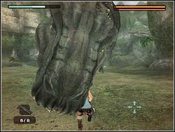 Walczycie na okrągłym, zamkniętym zewsząd terenie obok zarośniętej dżunglą świątyni - 04. Zaginiona Dolina (3) | Peru w Tomb Raider Anniversary - Tomb Raider: Anniversary - poradnik do gry