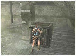 Po zabiciu zwierzaków skieruj się na lewo lub prawo pod ścianę i wejdź na długi, drewniany podest biegnący wzdłuż rozpadliny - 05. Grobowiec Qualopeca (1) | Peru w Tomb Raider Anniversary - Tomb Raider: Anniversary - poradnik do gry