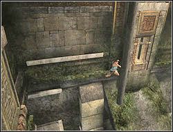 Teraz przeskocz na występy w najbliższej ścianie i po wyższym przejdź na rękach w prawo - 05. Grobowiec Qualopeca (2) | Peru w Tomb Raider Anniversary - Tomb Raider: Anniversary - poradnik do gry