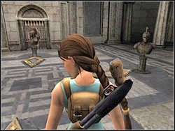 Zeskocz na podłogę i przepchaj go w ostatni z wolnych otworów - 06. Świątynia św. Franciszka (2) | Grecja w Tomb Raider Anniversary - Tomb Raider: Anniversary - poradnik do gry