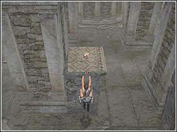 Opuść się do wnęki pod tobą, przesuń w lewo - 06. Świątynia św. Franciszka (3) | Grecja w Tomb Raider Anniversary - Tomb Raider: Anniversary - poradnik do gry