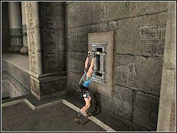 Opuść się w dół na galerię i przełącz dźwignię mechanizmu - otworzysz bramę Damoklesa - 06. Świątynia św. Franciszka (3) | Grecja w Tomb Raider Anniversary - Tomb Raider: Anniversary - poradnik do gry