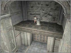 Obróć dźwignią mechanizmu parę razy - otworzą się tuż pod tobą wrota - 06. Świątynia św. Franciszka (5) | Grecja w Tomb Raider Anniversary - Tomb Raider: Anniversary - poradnik do gry