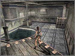 Udaj się do najmniejszej klatki, wdrap się na nią ponownie i wybij na najbliższy występ w ścianie - 07. Koloseum (1) | Grecja w Tomb Raider Anniversary - Tomb Raider: Anniversary - poradnik do gry