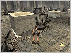 Zsuń się na parter i wbiegnij w otwarte wrota - 08. Pałac Midasa (1) | Grecja w Tomb Raider Anniversary - Tomb Raider: Anniversary - poradnik do gry
