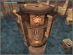 Przeskocz i wdrap się na skrzynkę, po czym wybij się z niej na drabinę, zlokalizowaną w ścianie obok - 08. Pałac Midasa (3) | Grecja w Tomb Raider Anniversary - Tomb Raider: Anniversary - poradnik do gry