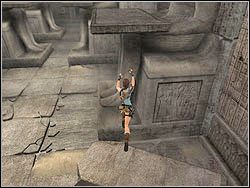 Wróć teraz do dźwigni i zauważ, że powróciła w pierwotne położenie - 10. Świątynia Khamoon (2) | Egipt w Tomb Raider Anniversary - Tomb Raider: Anniversary - poradnik do gry