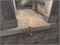 Przesuń się w prawo i przeskocz na następny występ, omijając ubytek w krawędzi - 10. Świątynia Khamoon (2) | Egipt w Tomb Raider Anniversary - Tomb Raider: Anniversary - poradnik do gry