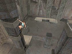 Przeskocz z powrotem na posadzkę w środkowej części komnaty - 11. Obelisk Khamoon (1) | Egipt w Tomb Raider Anniversary - Tomb Raider: Anniversary - poradnik do gry