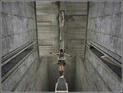 Wskocz na wierzchołek pierwszego słupa - tu ci nic nie grozi, więc stojąc na nim, zaplanuj akcję - 11. Obelisk Khamoon (2) | Egipt w Tomb Raider Anniversary - Tomb Raider: Anniversary - poradnik do gry