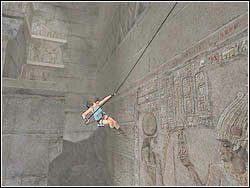 Po dotarciu do sali opuść się na sam dół i skieruj na ukos w lewo do kamiennej półki w rogu komnaty - 11. Obelisk Khamoon (3) | Egipt w Tomb Raider Anniversary - Tomb Raider: Anniversary - poradnik do gry