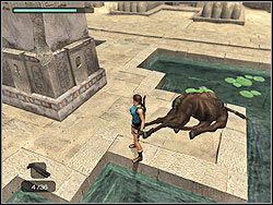 Jesteś w doskonale znanej ci sali z posągami - 11. Obelisk Khamoon (4 | Egipt w Tomb Raider Anniversary - Tomb Raider: Anniversary - poradnik do gry